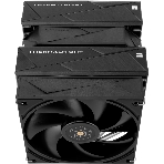 Кулер для процессора Thermalright Royal Pretor 130 (4-pin PWM, 158мм, Ni/Cu, 6x6мм, 1x120+1x130мм, 80.45CFM/81.88CFM, 29.4dBA/28.3dBA, 2150PM/1750RPM, S: 1200, 1700, 1851, 2011, 2066, 115X, AM4, AM5, silver, black), фото6