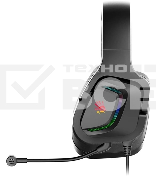 Наушники с микрофоном A4Tech Bloody G573P черный 2м мониторные оголовье (G573P)