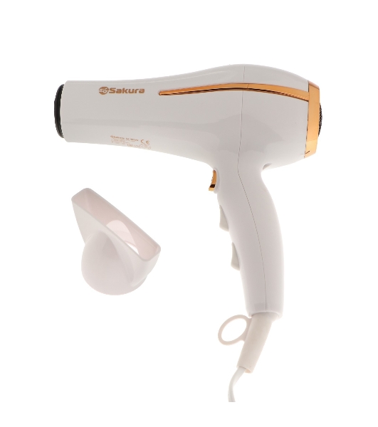 Фен SAKURA SA-4052W белый, 2400 Вт