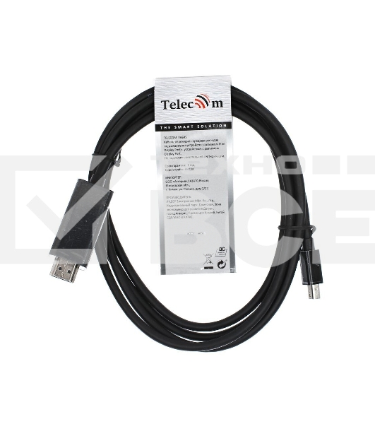 Кабель-переходник Mini DisplayPort M => HDMI M 1.8m Telecom (TA695-1.8m)