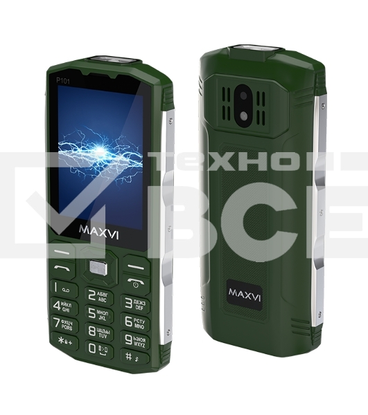 Мобильный телефон Maxvi P101 зеленый