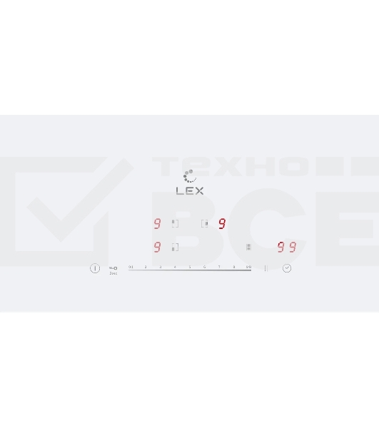 Индукционная варочная поверхность LEX EVI 631A WH