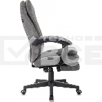 Кресло руководителя Бюрократ T-9950MSG-F Fabric серый Light-19, крестов. пластик, подст. для ног, фото21
