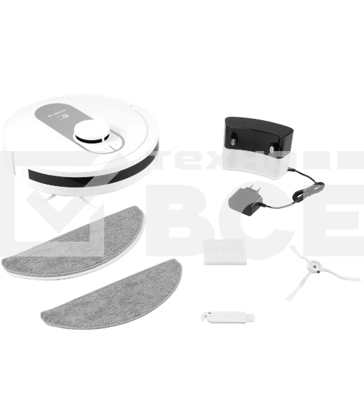 Пылесос-робот Polaris IQ Home PVCR 4250 50Вт белый