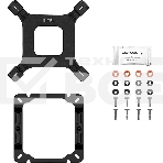 Кулер для процессора DEEPCOOL AG400 BK ARGB V2 черный 120мм алюминий+медь 2100rpm 31.6db 4-pin 220W 154мм, фото7