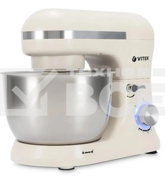 Миксер планетарный Vitek VT-PM0110 1500Вт кремовый