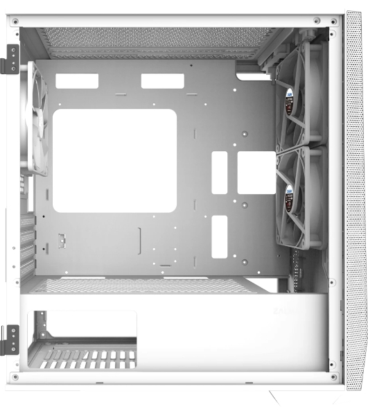 Компьютерный корпус MiniTower Zalman Z1 Iceberg белый (mATX, window, FRONT 2x120мм, REAR 1x120мм, без БП) (Z1 Iceberg белый)