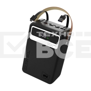 Портативный аккумулятор MORE CHOICE (4620202552921) PB69-80 80000mAh 3USB+2Type-C+1USB-IP+1micro-USB 3.0A, черный