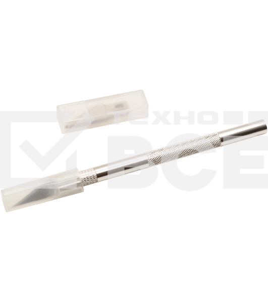 Резак-скальпель Silwerhof Create 5 сменных лезвий металл