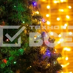 Гирлянда светод. Funray Дождик, SE-RAIN-200M, 10н по 2м, 200LED, мульти(4цв.), контр, зел.шн 1,5м,, фото6