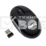 Мышь беспроводная Dialog Comfort MROC-10U черный, 1200 dpi, радиоканал, USB, кнопки - 3, фото2