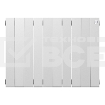 Радиатор биметаллический Royal Thermo PianoForte 500 белый - 10 секц., фото2