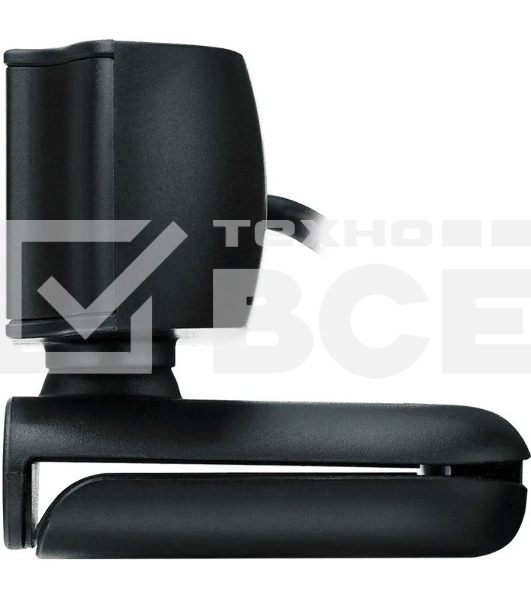 Веб-Камера Rapoo C200, USB 2.0, 1280x720/640x480, 2.0Mpx, Микрофон, Крепление: зажим, Черный