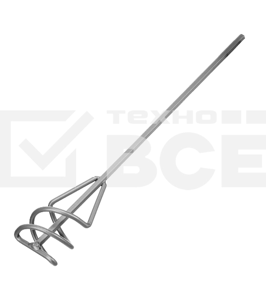 Миксер Сибртех для строительных смесей, 60х9х400 мм, шестигранный хвостовик