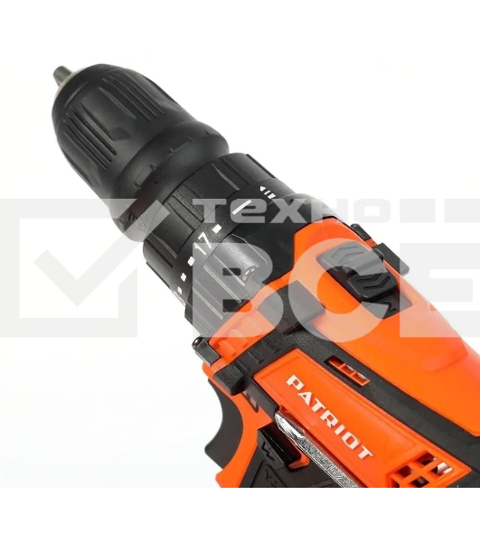 Дрель-шуруповерт аккумуляторная Patriot BR 203UES, Аккумуляторная, 20В, 2 АКБ, Кейс