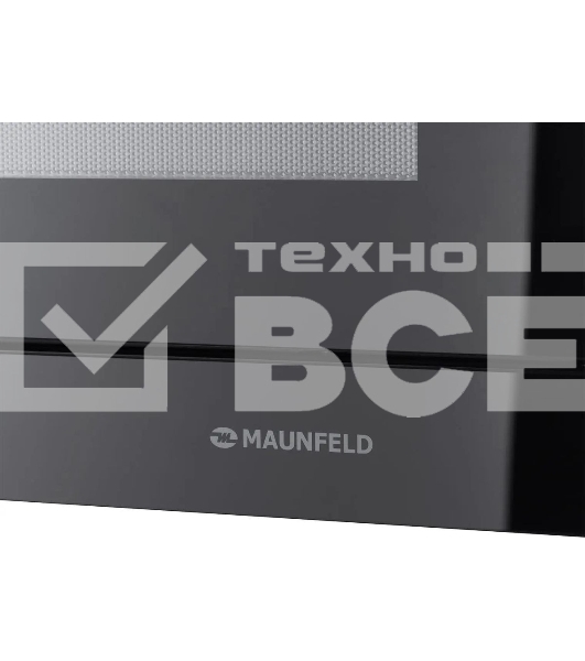 Встраиваемая микроволновая печь Maunfeld MBMO.20.1PGb черный, 20 л, 800 Вт, переключатели - поворотный механизм