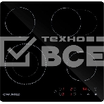 Электрическая варочная панель Maunfeld EVCE594SMDPBK, конфорок: 4 шт., стеклокерамика, независимая, черный, фото 1
