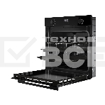 Духовой шкаф Kuppersberg, High-Tech, 72 л, поворотное/сенсорное управление, дисплей, таймер, 7 режимов, макс. температура 300 градусов, телескопические направляющие (на 1 уровень), доводчик двери, цвет черный, цвет фурнитуры черный, фото3