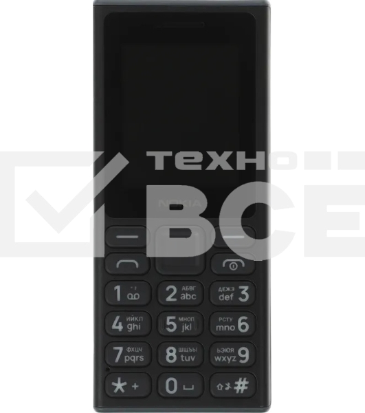 Мобильный телефон NOKIA 108 TA-1627 DS EAC черный
