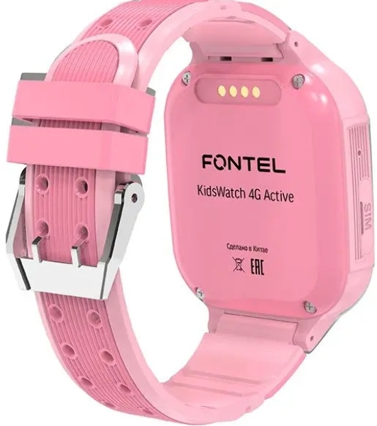 Детские умные часы FONTEL KidsWatch 4G active, розовый