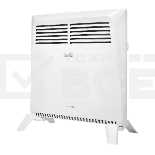 Конвектор Ballu Solo Turbo BEC/SMT-1000 белый, 1000 Вт, 15 м2, термостат