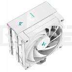 Кулер для процессора DEEPCOOL AG400 DIGITAL WH белый, 120 мм, алюминий/медь, 2100 об/мин, 31.6 дБ, 4 pin, 220 Вт, 152.7 мм, фото2