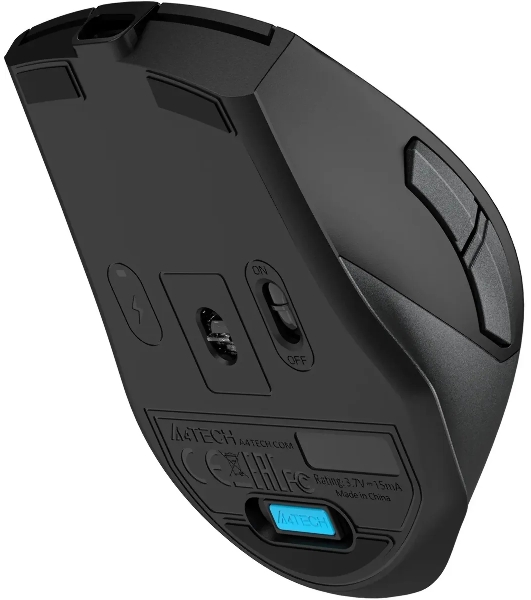 Мышь беспроводная A4Tech Fstyler FG45CS Air2 серый, 2000 dpi, радиоканал, USB, кнопки - 7