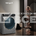 Стирально-сушильная машина Weissgauff WMD 58411 Direct Drive Inverter Premium Steam Steel (433418) нержавеющая сталь, фронтальная загрузка 11 кг, 1400 об/мин, класс: В, фото4