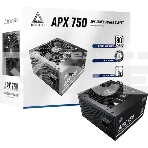 Блок питания Montech APX 750 (XWYA11-750W) 750 Вт, 80 PLUS WHITE, 120 мм, немодульный, чёрный, фото2