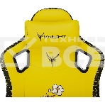 Кресло Knight Craft Dragon желтый, экокожа, 120 кг, механизм качания, фото10