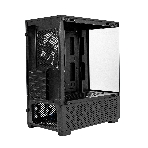 Компьютерный корпус Minitower ExeGate i3 SEA LE-NPX400 (mATX, БП 400NPX, 1*USB+1*USB 3.0, HD аудио, черный, передняя и боковая панели - закаленное стекло), фото4
