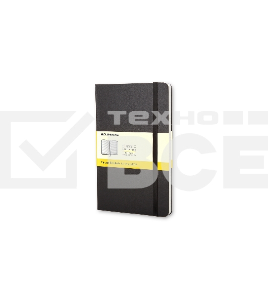 Блокнот Moleskine CLASSIC QP061 Large 130х210 мм, 240 страниц, клетка, твердая обложка, черный