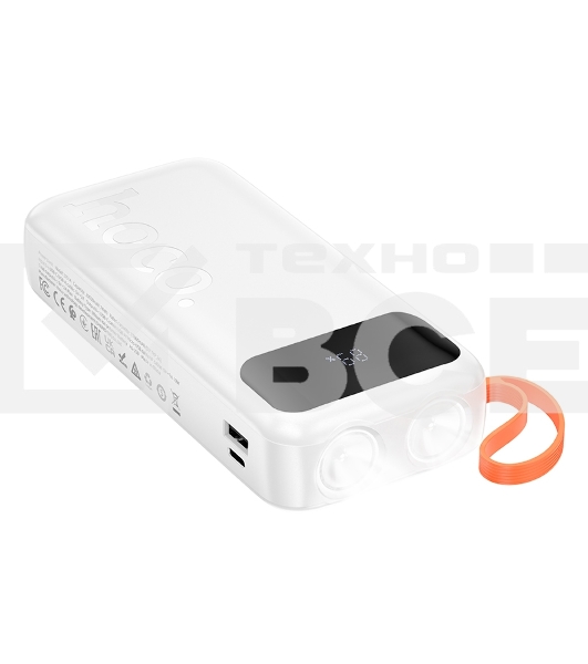 Портативный аккумулятор HOCO (6942007653381) J151A 20000mAh 1USB+1Type-C 2.0A, белый