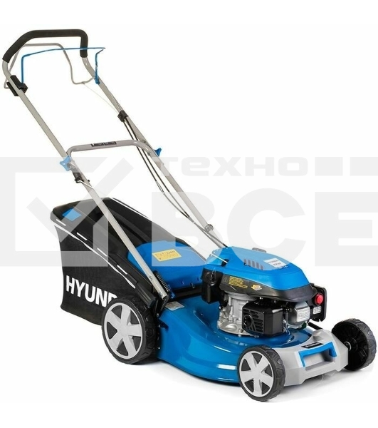 Бензиновая газонокосилка Hyundai L4620S ICV145,4-х такт, 3.8 л.с./145 см3, Ширина среза 45,7 см, Высота среза 25-75 мм, 25,2 кг