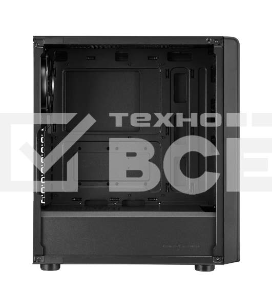 Компьютерный корпус без блока питания Cooler Master Elite 500, 2xUSB3.2, 1x120Fan, w/o PSU, Black, w/o ODD, Window TG left panel, ATX