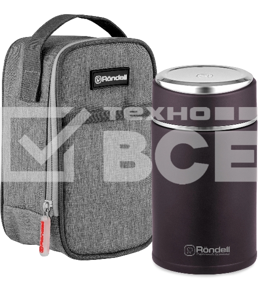 Термос для еды RONDELL RDS-1661, 0.7 л, бордовый
