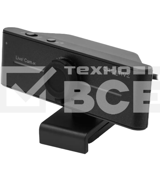 Камера Web Creative Live! Cam 4K VF0990 черный 8Mpix (3840x2160) USB2.0 с микрофоном (73VF099000000)