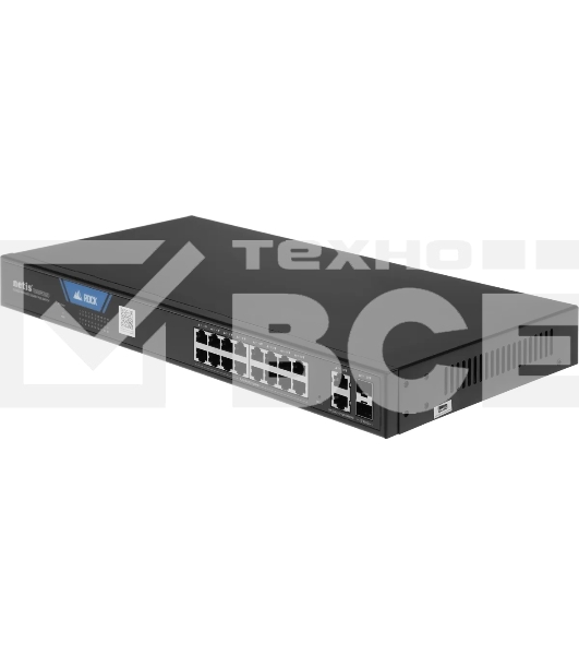 Коммутатор Netis ST220GPR-2G2S (L2) 18x1 Гбит/с 2SFP 16PoE 225W настраиваемый