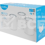 Бесшовный Mesh роутер Cudy M1800(3-Pack) AX1800 10/100/1000BASE-TX белый (упак.:3шт), фото3
