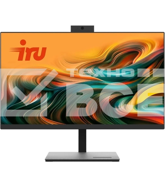 Моноблок IRU Tactio 23IH6PA 23.8' Full HD i3 12100 (3.3) 16Gb SSD 256Gb UHDG 730 CR FreeDOS GbitEth WiFi BT Cam черный 1920x1080