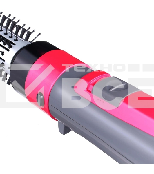 Фен-щетка Starwind SHP8501 1000Вт серый/розовый