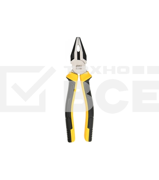 Комбинированные плоскогубцы Deli DL0003 200 мм, двухкомпонентная прорезиненная рукоять