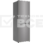 Холодильник Candy CFN6185S серебро двухкамерный 207/91 л морозилка снизу, No Frost, фото2