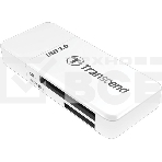 Кард-ридер Transcend RDF5/белый/microSDHC,microSDXC,SDHC,SDXC/USB 3.0/пластик, фото 1