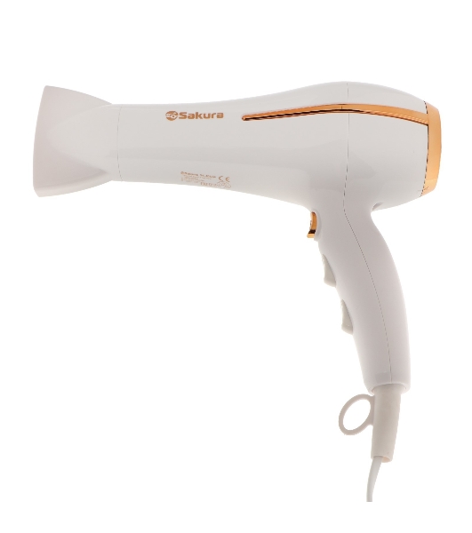 Фен SAKURA SA-4052W белый, 2400 Вт