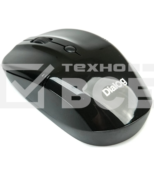 Комплект клавиатура+мышь Dialog KMROP-4010U беспроводной, USB, 1600 DPI, чёрный