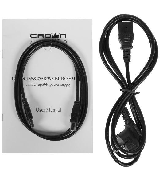 Источник бесперебойного питания CMUS-275 EURO SMART/850 ВА/480 Вт/8 х CEE 7 (евророзетка)