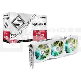Видеокарта AsRock Radeon RX 7600 Steel Legend 8G OC