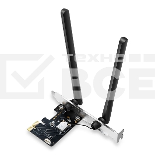 Сетевой адаптер Mercusys MA86XE Трёхдиапазонный адаптер PCI Express с поддержкой Bluetooth и Wi-Fi 6E AXE5400