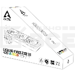 Жидкостная система охлаждения Arctic Liquid Freezer III 420 A-RGB белый, 140 мм, алюминий, 2800 об/мин, 26 дБ, 4 pin, 374 Вт, фото6